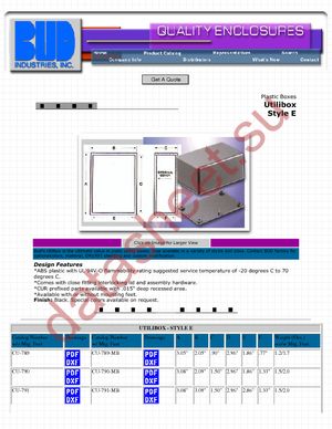 CU-789-MB datasheet  